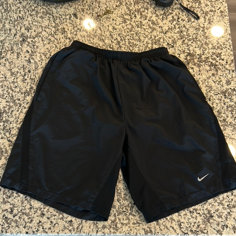 Nike Black Athletic Shorts Lightweight Performance